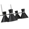 Z-Lite Soriano 6 Light Chandelier, Matte Black 728-6L-MB-BN - alternate 3
